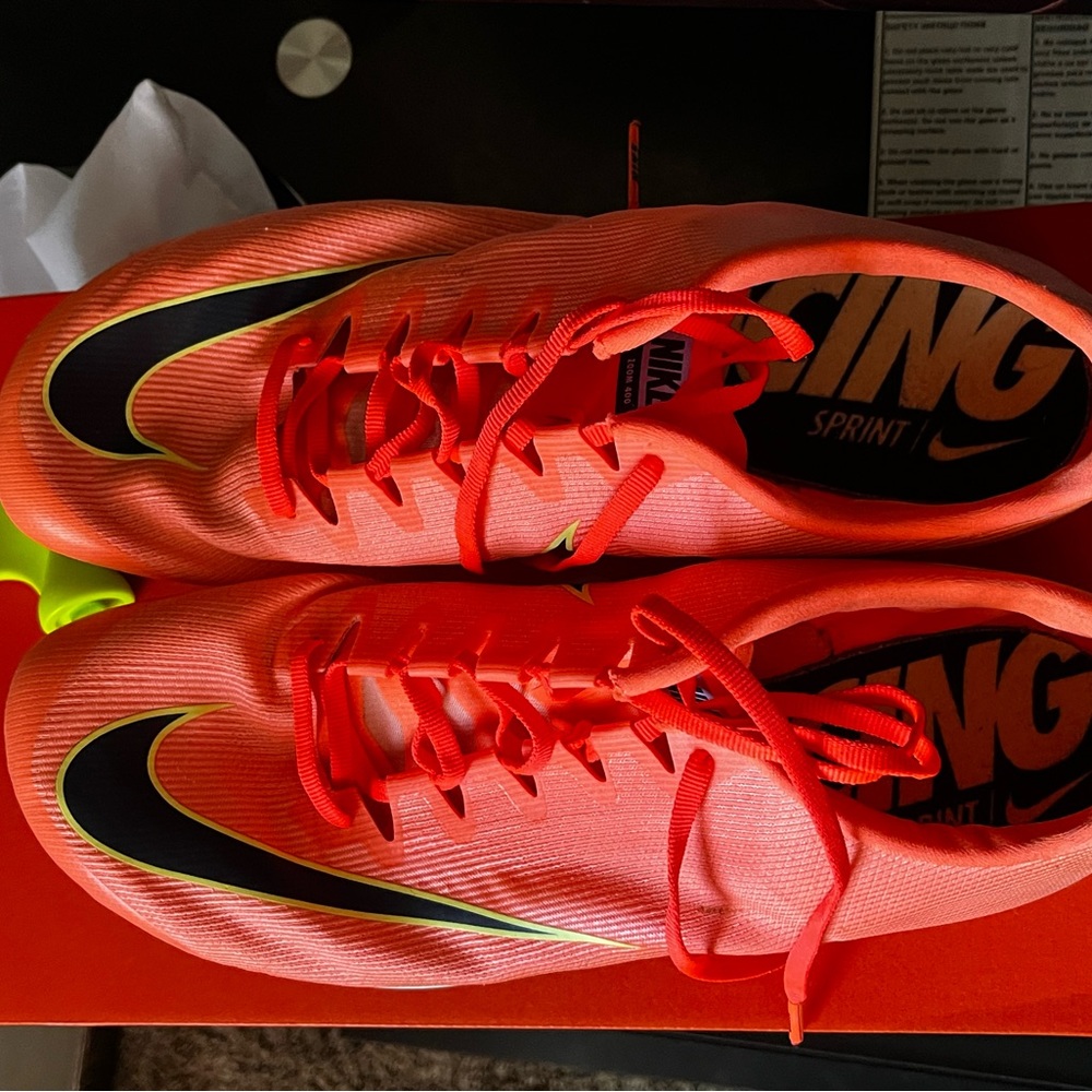 NIKE 400 Zoom sprints. Wore them one time.